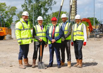 Groundbreaking at Essex University; Parkside 3A