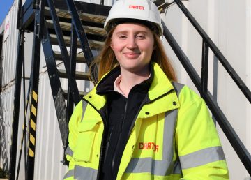 Chloe Mcguire - R G Carter apprentice moves to Contracts Manager