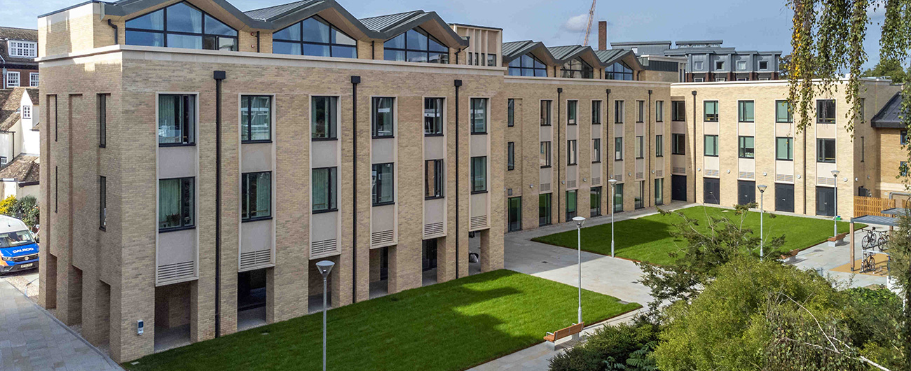 External View of Yusif Hamied Court, Cambridge