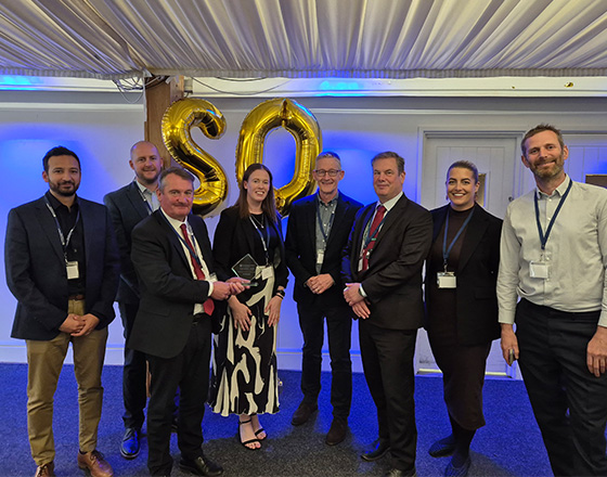 A triple win at regional Construction Excellence Awards called for celebrations, where three projects delivered by R G Carter won accolades.