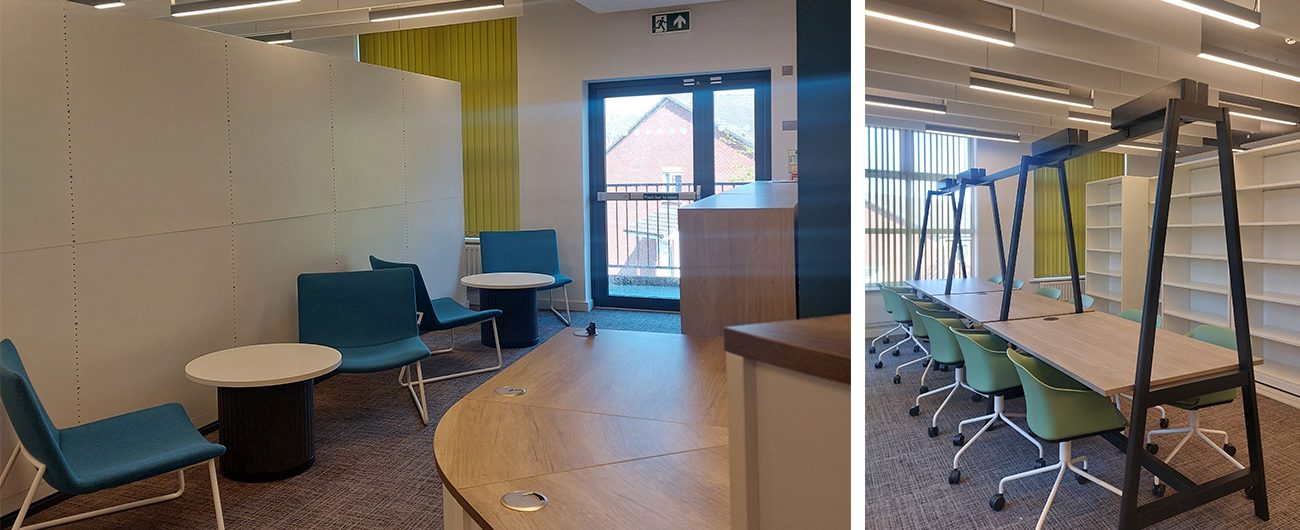 Internal view of the refurbished Sir Thomas Browne Library.