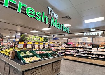 Inside the New Tesco Store in Halstead Essex