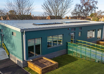 External view of Benwick Primary School Extension
