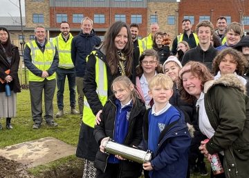 Fred Nicholson School Time Capsule presented by R G CArter. - Group