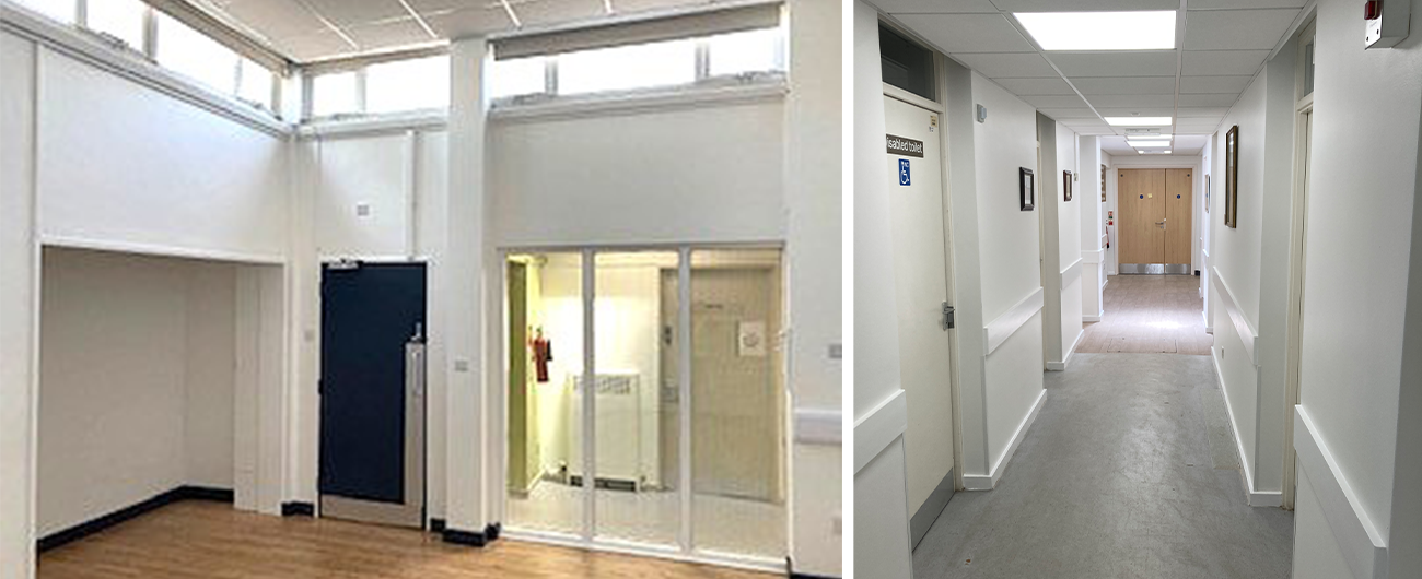 Internals at Queens Park Health Centre