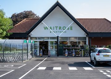 External of Waitrose Saxmundham in Suffolk