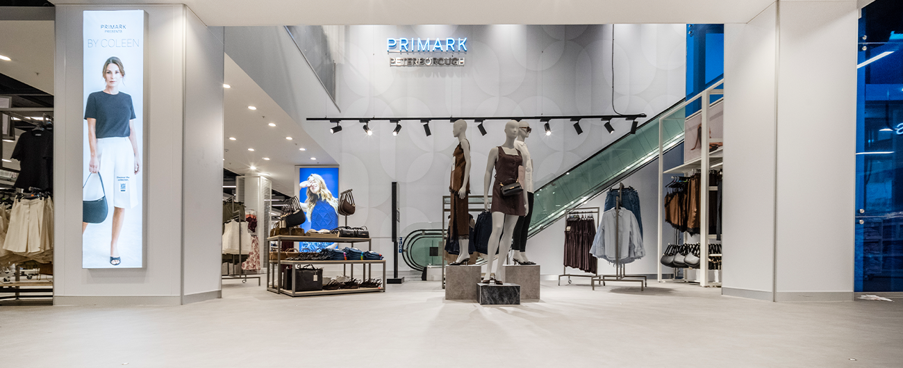 Internal at Primark Peterborough Store after its refit