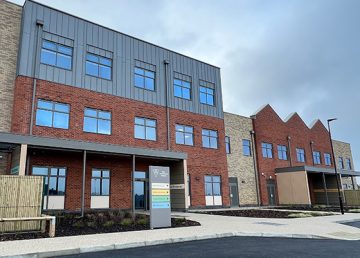 External of entrance to Fred Nicholson School in Swaffham