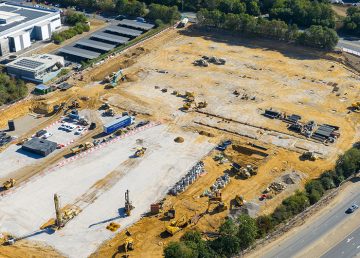 Construction progresses at Norwich Costco development