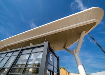 Modern passenger facilities designed to improve the travel experience.